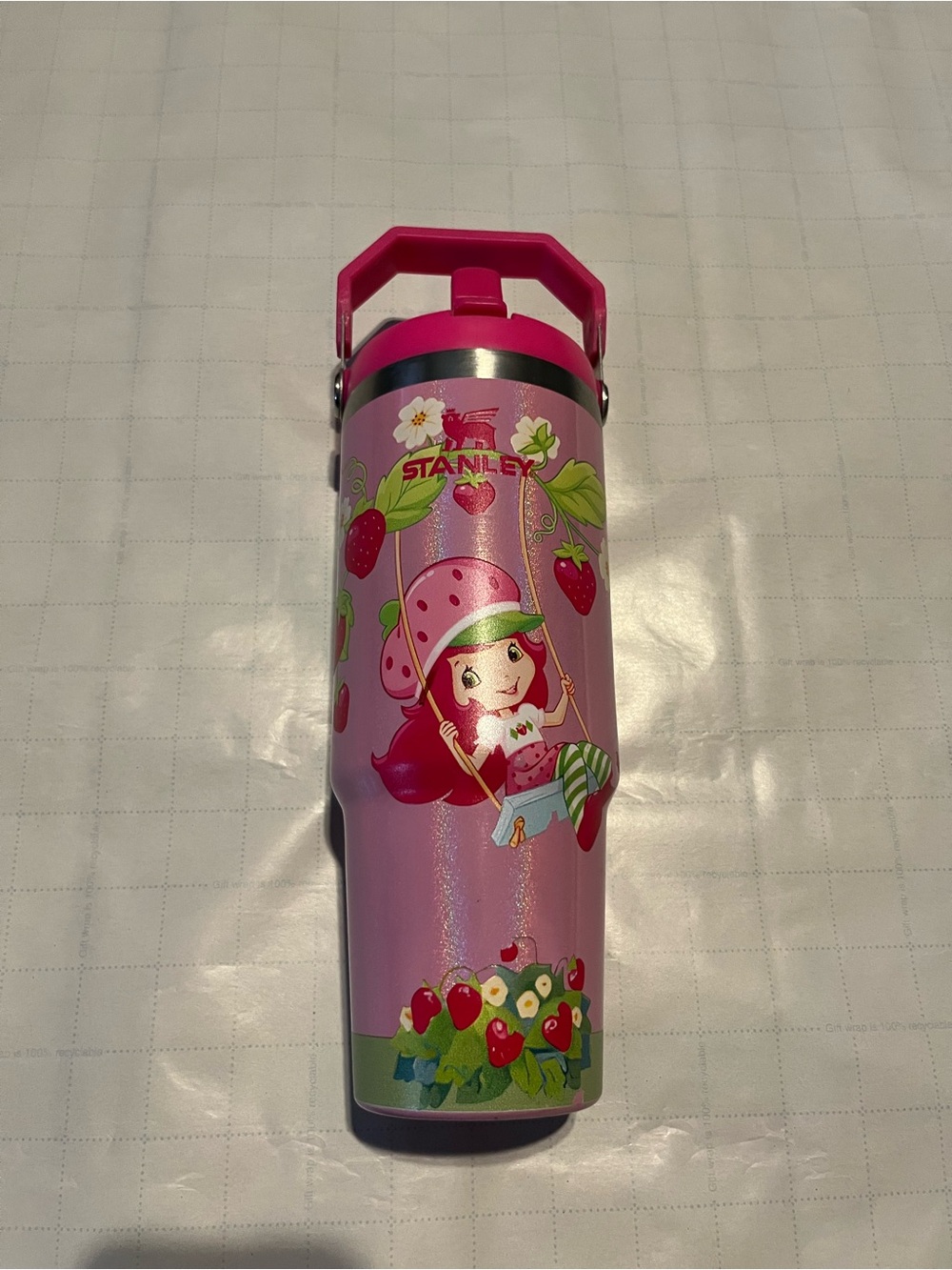 Stanley Strawberry Shortcake Straw Water Bottle